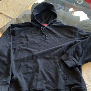 All black hoodie